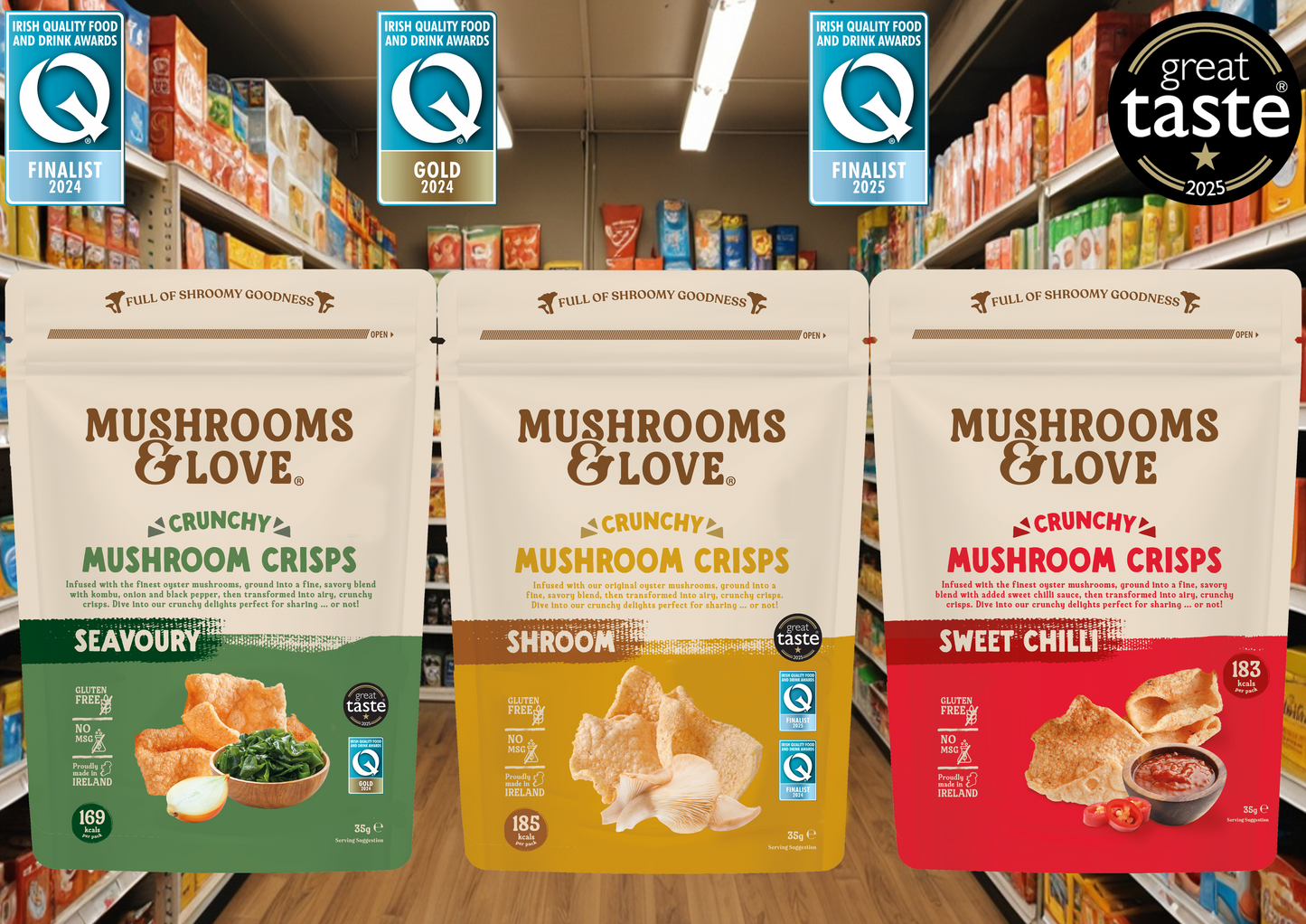 Mix & Match Mushroom Magic: Build Your Perfect Crisp Combo!