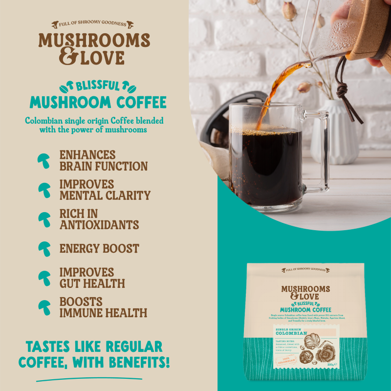Blissful Mushroom Coffee