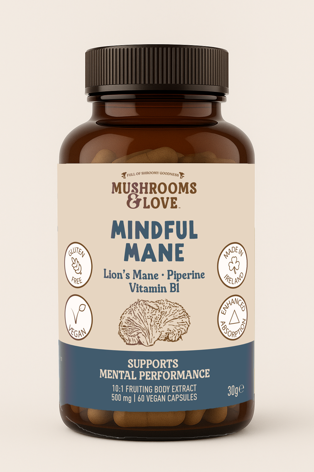 Mindful Mane - Lion's Main Capsules