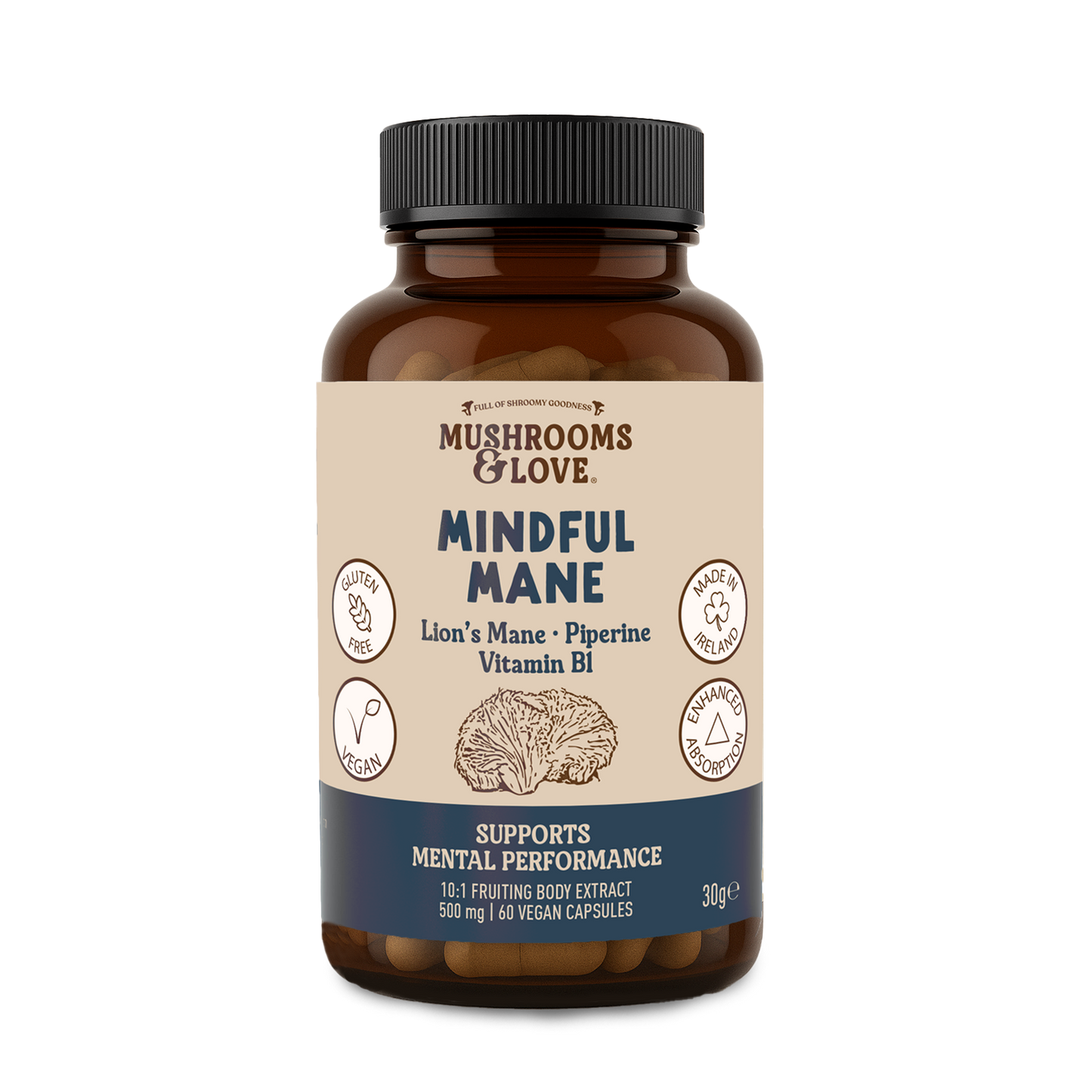 Mindful Mane - Lion's Main Capsules