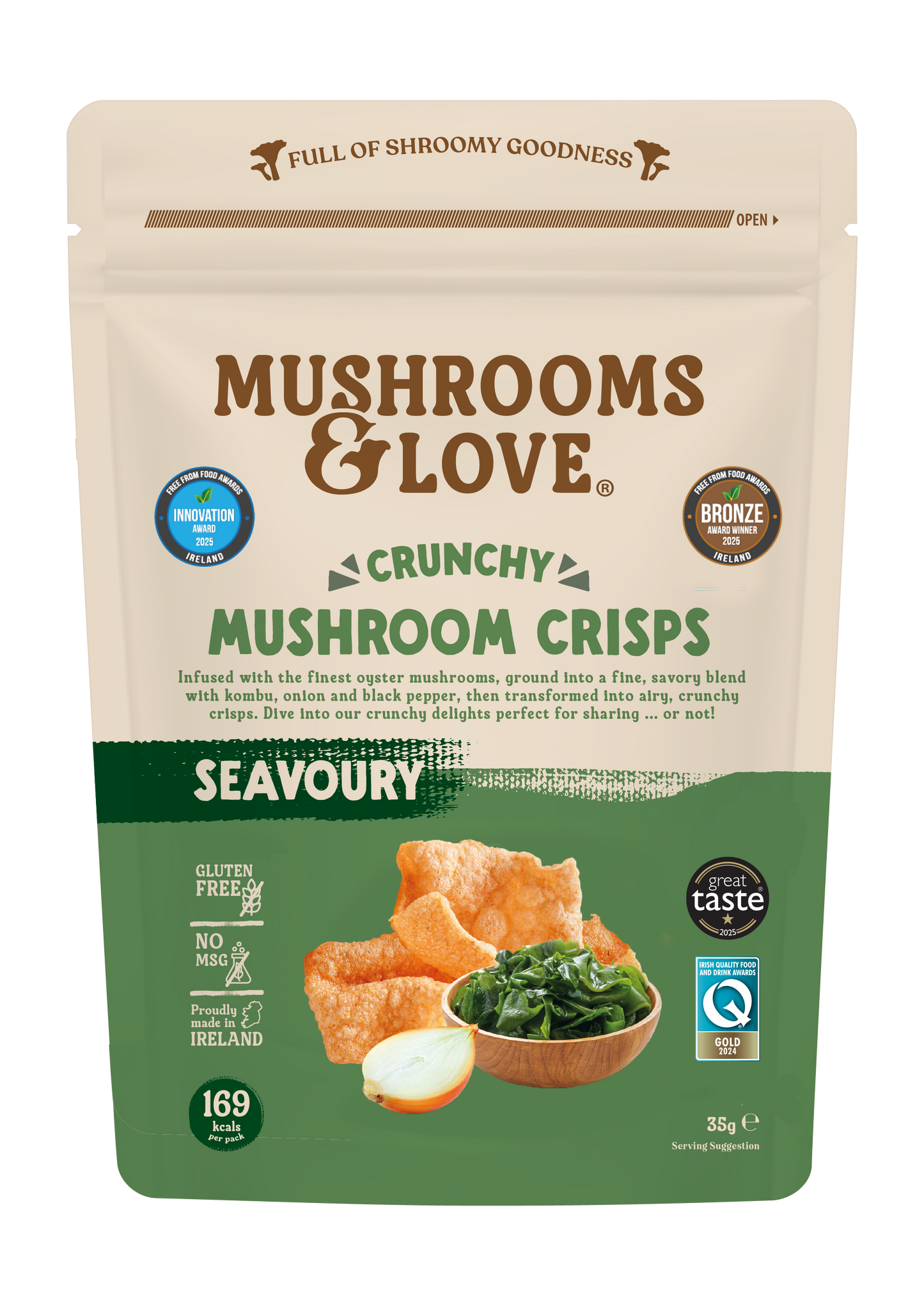 Seavoury - Mushroom Crisps