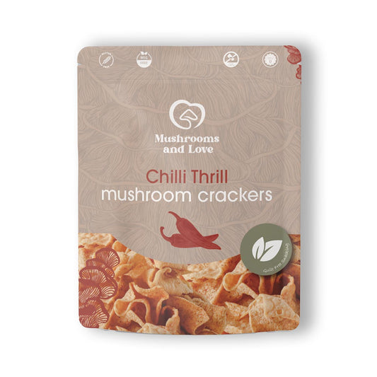 Chilli Thrill | Mushroom Prawn Cracker | Healthy Gluten Free Snack  Ireland