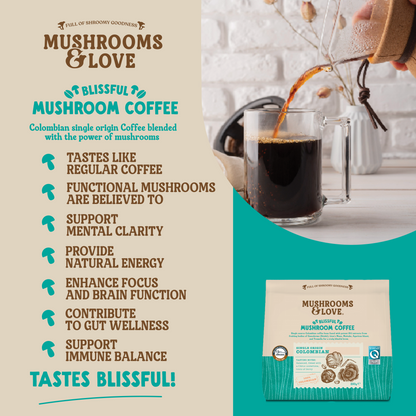 Blissful Mushroom Coffee