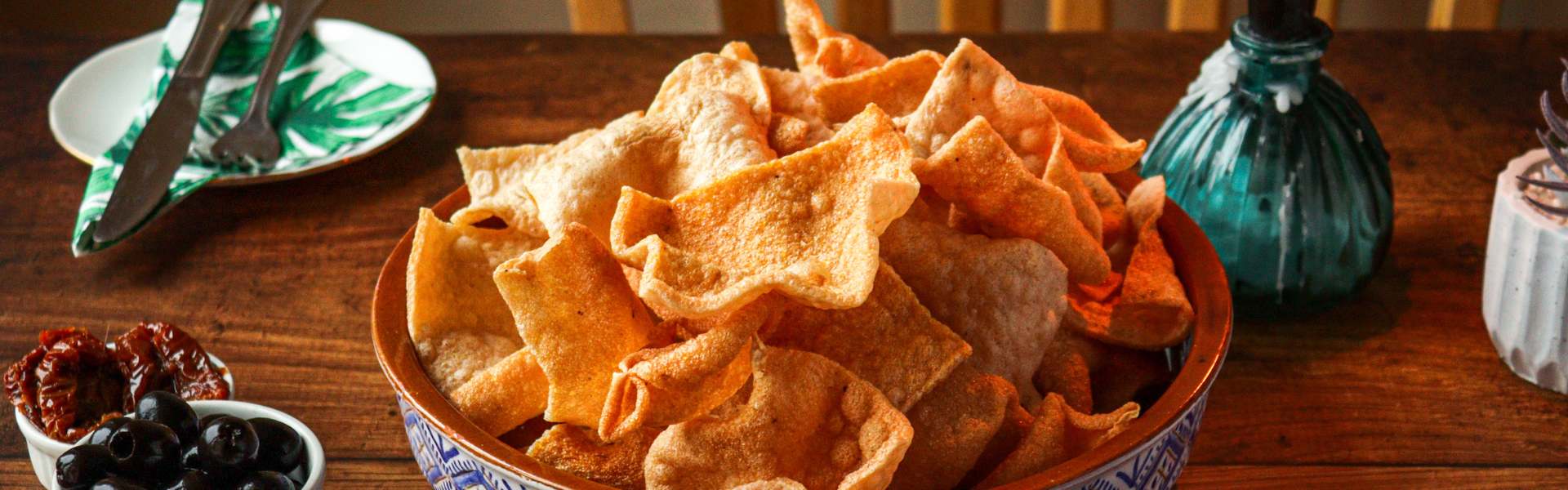 Delicious Mushroom Prawn Crackers