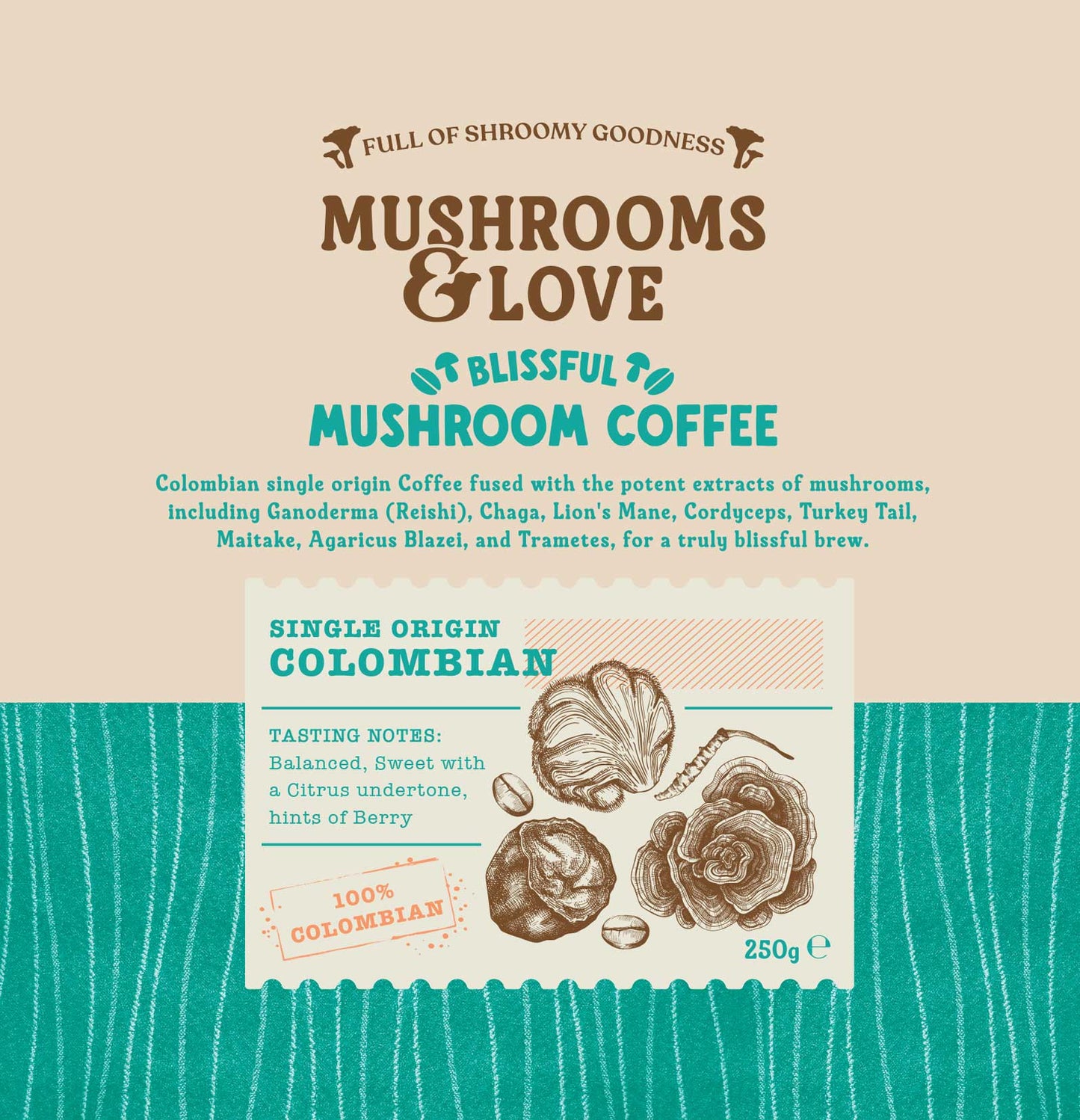 Blissful Mushroom Coffee 